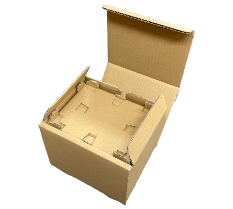 空間を作ることによって内容物を守る段ボール設計3