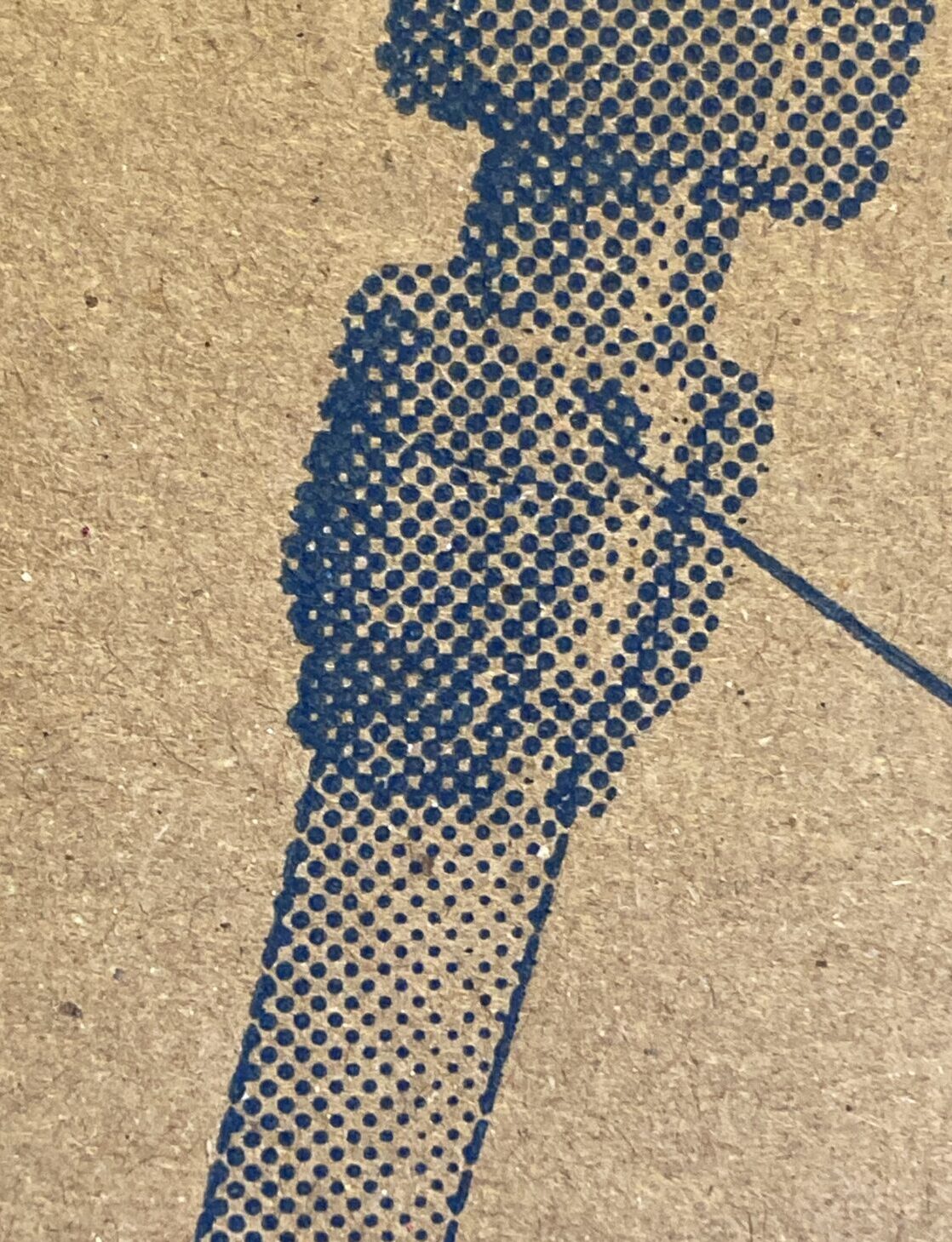 段ボールフレキソ印刷での網点画像